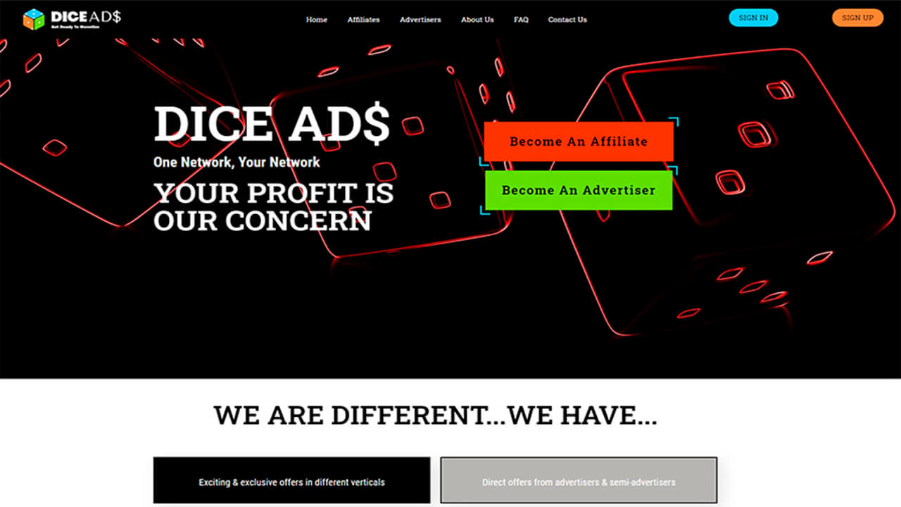 Affiliate Landing