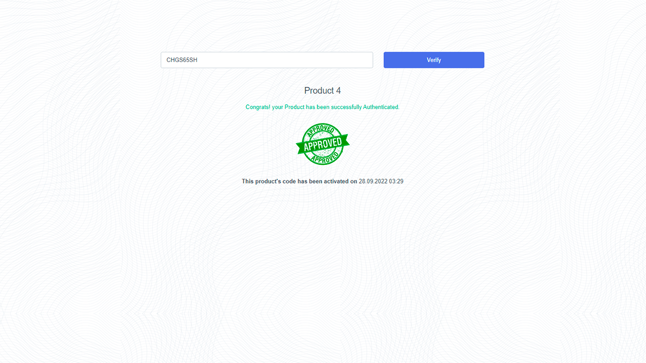Product Serial Checker
