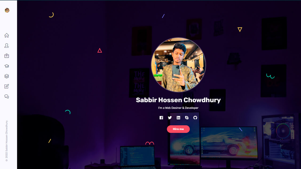 Portfolio with Backend